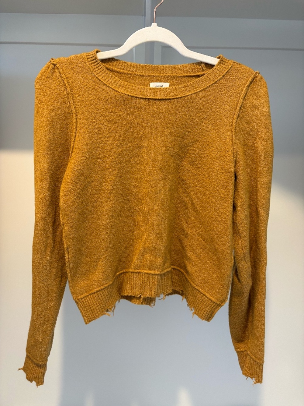 Mustard Aerie Sweater